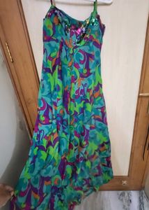 Boho Print Maxi Dress Never Used