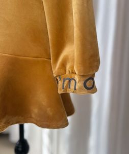 Korean Velvet Hoodie Dress