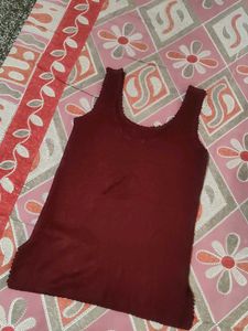 Maroon Inner Top