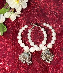 Pearl Jhumka Earrings