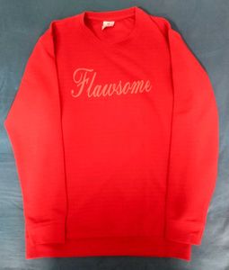 Flawson Red Crewneck Sweatshirt