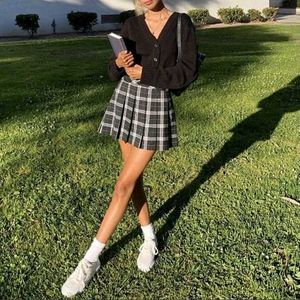 Plaid Mini Skirt Outfit