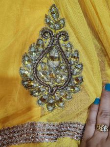 Yellow Anarkali Dress