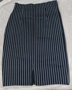 Striped High Waist Skirt