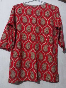 Red Short Kurta