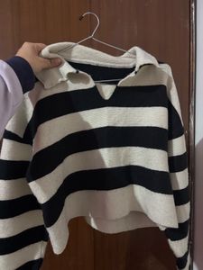 Striped Knit Sweater