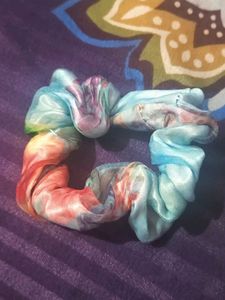 Pastel Tie-Dye Scrunchie