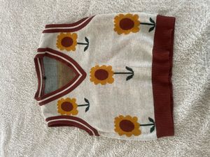 Sunflower Knit Vest