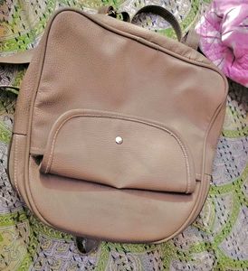 Leather Small Backpack