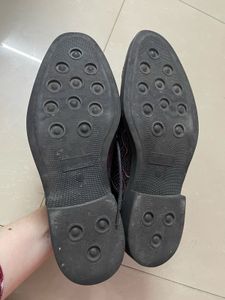 Unique Snake Print Leather Dress Shoes