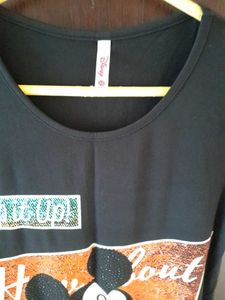 Long T-shirt Stretchable