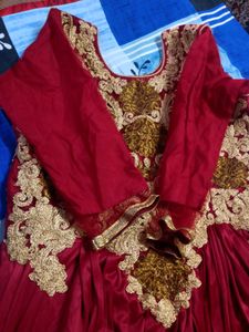 Readymade Mahroon Gown