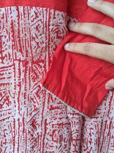 Red Embroidery Dress