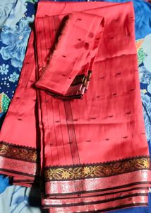 Pinkish Soft Silk Saree ✨🩷