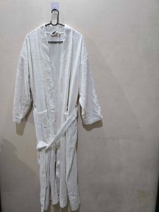 Cozy White Terry Robe (Premium)