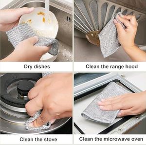 Brand New Steel Wire Dish Cloth Dishwashing Rags