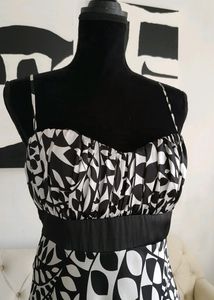 Speechless Y2k era Black and White Mini Dress