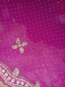 Beautiful Embroidery Saree 😍