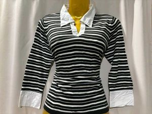 Striped Knit Sweater