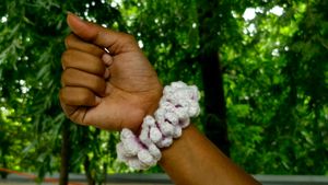 Handmade Crocheted Scrunchie