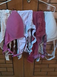 Combo Of Five Imported Fabric Bra