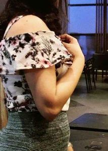 CODE &#39;Off - Shoulder&#39;  Floral Casual Top