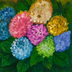 Floral Hydrangea Artwork