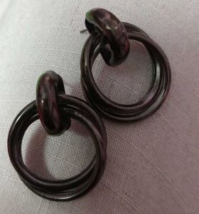 Chic Circle Drop Earrings