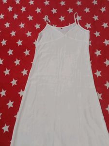 White Slip Dress