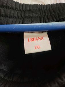 Urbanic Black Crop Top Track Suit
