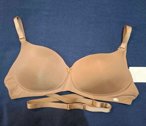 Enamor Nude Low Back Bra