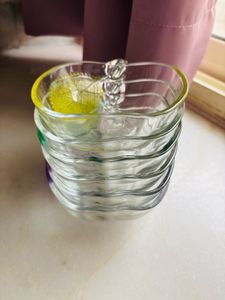 Apple Shaped Glass Bowls