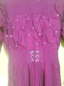 Elegant Maroon Maxi Dress