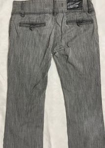 Grey Flared Jeans
