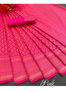 New Rani Pink Maharani Saree