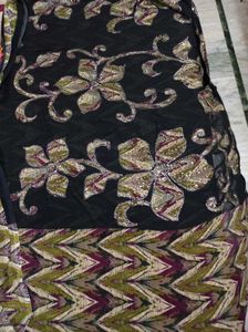 Elegant Designer Saree with Matching Blouse