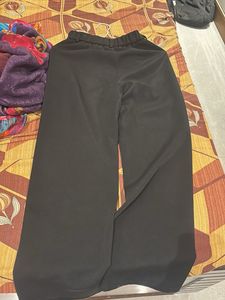 Black High Waist Trousers/Pants