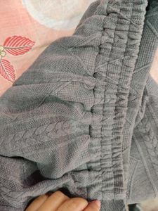 Grey Knit Trouser