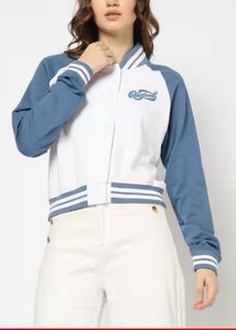 Colour block winter jacket