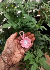 Pink Flower Charm
