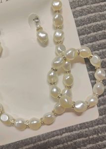 Pearl Necklace Set