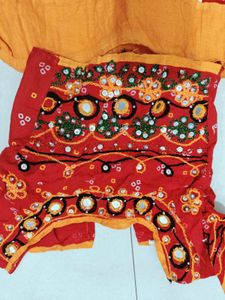 Rajasthani Folk Lehnga Choli With Dupatta