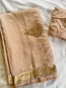Price Drop💥 Saree And Blouse