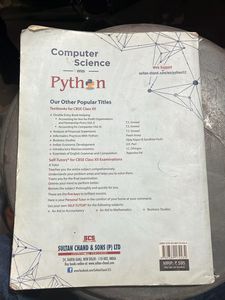 Python Book Class 12th
