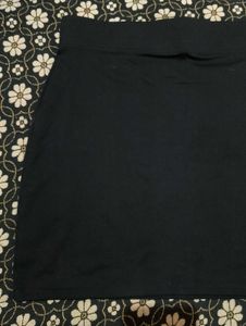 Black Slik Miniskirt