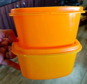 Orange Storage Containers