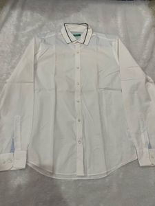 Benetton White Dress Shirt