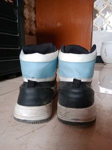 Nike Air Jordan Black And Blue Shoes