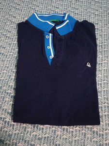 Navy Blue Polo Tshirt