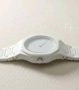 Minimalist White Wristwatch